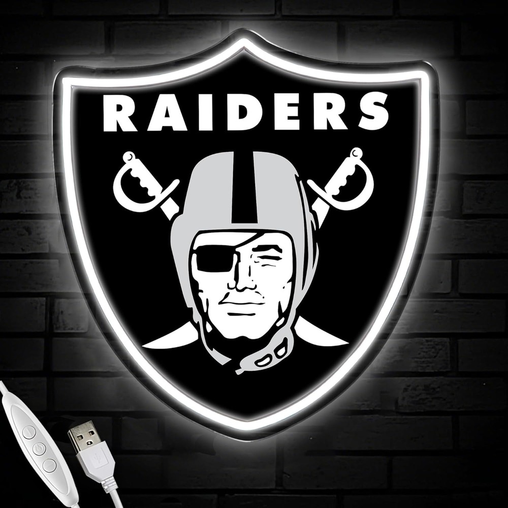 NEW OAKLAND RAIDERS LAS VEGAS Neon Light Sign HD Vivid